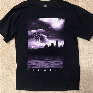 Element Black and Purple Graphic T-Shirt
